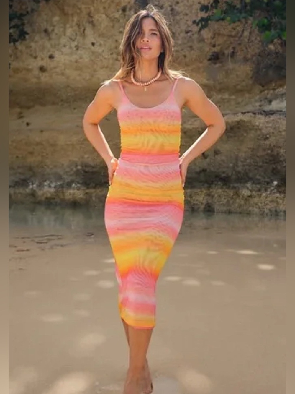 SKATIE X Rocky Barnes Sunrise Jennifer Dress Small NWT